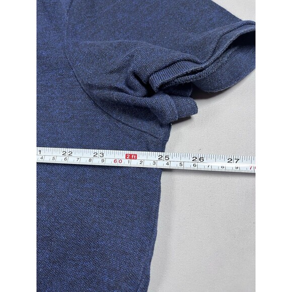 Polo Ralph Lauren XXL Custom Slim Fit Mesh Polo Shirt Blue Heather Light Pony - Picture 8 of 10